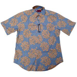 Alfred Shaheen x Reyn Spooner Hawaiian Shirt Vintage NWT Large